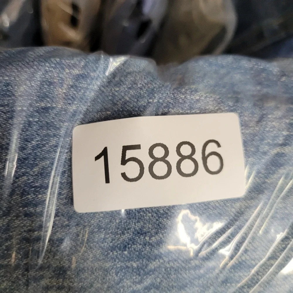 Levis Premium 501 ST Jeans Mens 32x25 Big E Button Fly Blue Light Wash Straight
